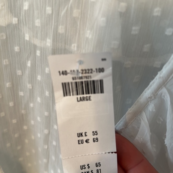 Abercrombie white blouse - Picture 5 of 5